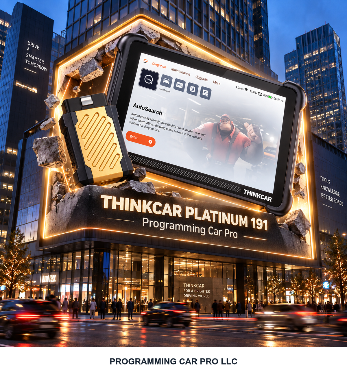 Programming Car Pro LLC | THINKCAR 191 | AI-assisted billboard