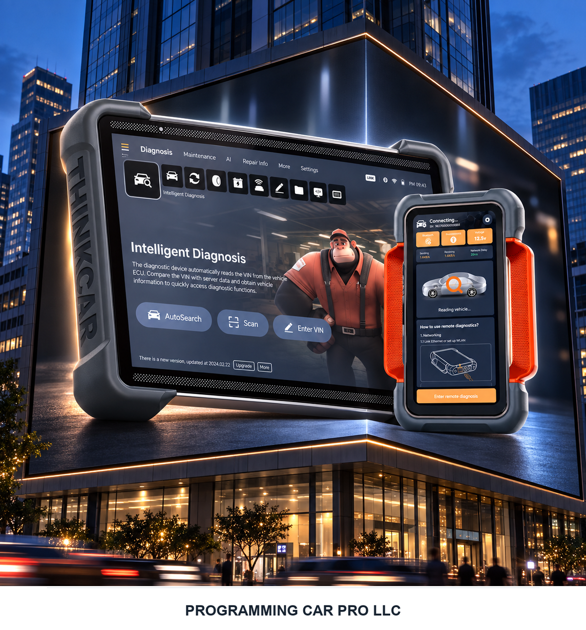 Programming Car Pro LLC | THINKCAR 394 | AI-assisted billboard