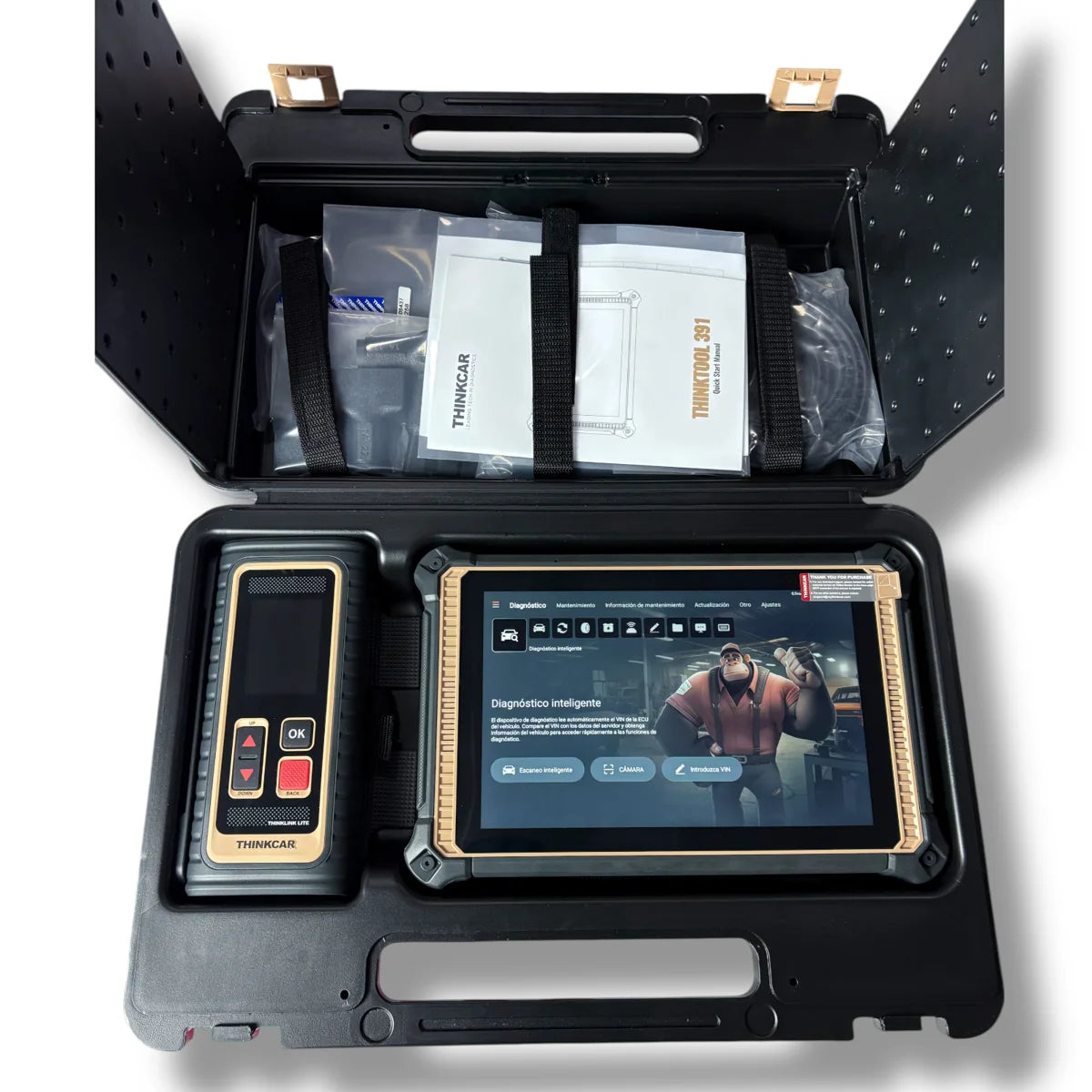 THINKCAR Platinum 391 scanner kit and THINKLINK Lite VCI